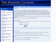 Tablet Screenshot of haynes-catalog.net